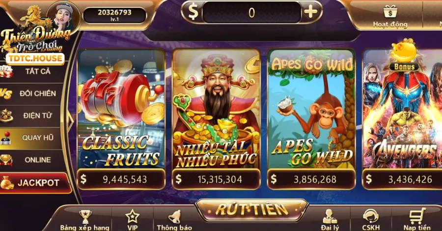 Giao diện ứng dụng banca29 android thân thiện